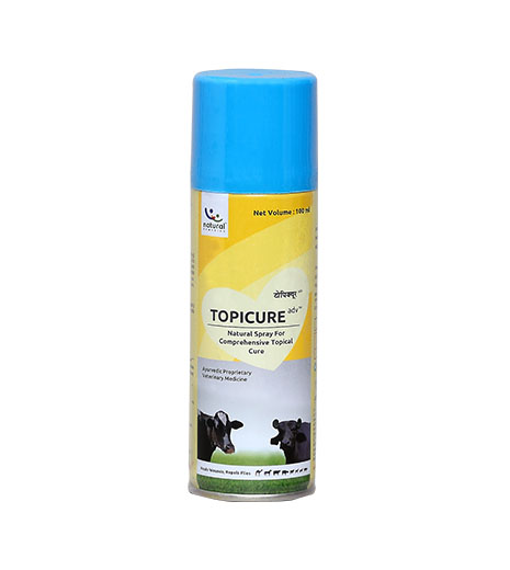 Topicure Advance as a wound healing spray for animals.